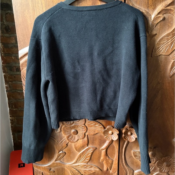 J. Crew Emilie Lady Lady Jacket Cardigan in Black - Picture 4 of 6